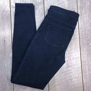 Spanx Womens Jean-ish Ankle Legging Jeans Size Small Dark Denim Pants Mid Rise